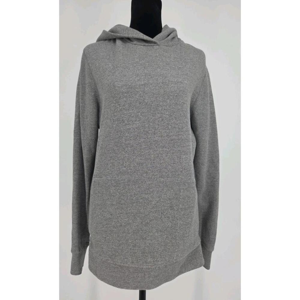 John Elliott Villian Hoodie Men's Size‎ 2 Gray Cotton USA Made Zipper Accents